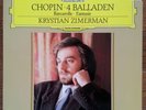 CHOPIN 4 Balladen Krystian Zimerman classical DG German press NEAR MINT vinyl LP