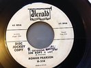 RONNIE PEARSON SHE BOPS A LOT RARE PROMO ORIGINAL ROCKABILLY 45 HERALD LABEL