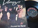 VAMPYR Cry Out For Metal LP ORG Hot Blood 941385 Heavy Metal