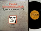 Kondrashin, Mravinsky: Shostakovitch- Symphonies Nos 1-15 / Eurodisc 13 LPs