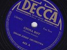 Isham Jones' Orch. - DECCA 443 - China Boy & Sweet Sue - Just You