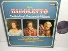 SET 542-4 Verdi Rigoletto Sutherland Pavarotti Milnes LSO Bonynge 3LP Box Set