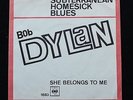 BOB DYLAN Subterranean Homesick Blues RARE Danish 45 + PS 7