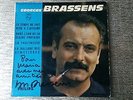 EP GEORGES BRASSENS DEDICACE