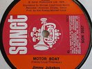 JIMMY JUKEBOX (KIM FOWLEY) motor boat orig 1975 glam single Sweden Sonet press