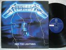 METALLICA RIDE THE LIGHTNING 1990 LP PICTURE & LYRIC W/IN + CARD NM-   NM Promo
