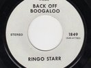 BEATLES 45 RINGO STARR BACK OFF BOOGALOO WLP PROMO DJ WHITE LABEL APPLE 1849