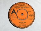 NEIL DIAMOND RED RED WINE / RED RUBBER BALL 45 DJ DEMO UK LONDON 1968
