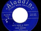 Amos Milburn Let's Have A Party/Good Good Whiskey 1953 jump blues VG+ HEAR BOTH