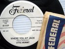 LITTLE MUMMY Where You At Jack WHITE LABEL PROMO Federal R&B 45-12371 w23 HEAR