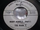 Rare Mod Soul Instrumental 45 : The Mark V   Night Rumble   ABC Paramount 10433
