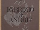 Fabrizio De Andrè - VOL. 1 - LP Prima edizione Bluebell 1967 con inserto trasp.