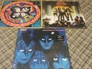 Kiss: Rock And Roll Over, Love Gun, Creatures Of The Night 180 gram 3 LP Lot
