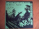 Varukers  No Hope Of A Future rare 1984 German 7''  Punk