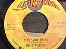 Stay Close To Me  -  Five Stairsteps &  Cubie -  Curtom Records / M-