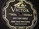 Scroll Victor 20958 Bobby Leecan & Robert Cooksey-Royal Palm Blues (1927) nice