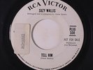 SUZY WALLIS: Tell Him / A Time For Us 45 (dj, few lite sleevemarks on disc, tol