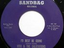 VITO & THE SALUTATIONS 45 So Wonderful / I'd Best Be VG++ Northern Soul w2162