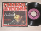 FABRIZIO DE ANDRE' - ANDREA / FOLAGHE - RARO 45 GIRI 7