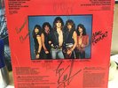 KEEL vinyl lp LAY DOWN THE LAW Signed Autographed hair metal Ron