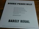 BONNIE PRINCE BILLY - Barely Regal  v ltd lp vinyl  8 trk  new