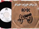 AC/DC Let's Get It Up/Back In Black(Live) JAPAN PROMO WHITE 7