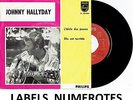 JOHNNY HALLYDAY L'IDOLE DES JEUNES 45 TOURS VINYL ORIGINAL HOLLANDAIS PAYS-BAS