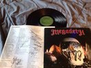 Megadeth Killing Is My Business Autographed Vinyl Lp