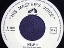 THE BEATLES SINGLE 7 MADE IN BELGIAN CONGO HMV HIS MASTER VOICE R5305 * HELP *