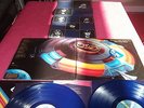 E.L.O - OUT OF THE BLUE - RARE UK 2LP BLUE WAX+ POSTER+ SPACESHIP CUT OUT EX/EX-