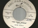ROCKABILLY- JACK SCOTT -- TWO TIMIN' WOMAN --HEAR BOTH- 1957 PROMO ABC