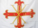 DRAPEAU ORDRE SACRÉ ET MILITAIRE CONSTANTINIEN DE SAINT-GEORGES 90x90cm - DRAPEA