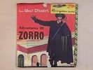 Golden Record from Walt Disney's ADVENTURES OF ZORRO 45 RPM 50s