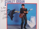 STANLEY JORDAN: Self Titled AUTOGRAPHED PROMO vinyl lp BLUE NOTE w/ INSERT