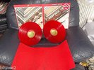 THE BEATLES DOUBLE ALBUM 1962-1966 GREATEST HITS ON RED VINYL PLAYS NEAR MINT 