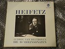 JASCHA HEIFETZ Beethoven: The 10 Violin Sonatas RCA Orig. Germany 5-LP Box