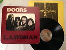 The Doors LA Woman Vinyl LP 1st Press Die Cut Rounded Corners Crucifix Inner VG+