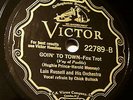 Hot Scroll Victor 22789 Luis Russell Orchestra-Goin' To Town (NYC 1931) E+