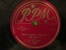 RARE B.B. King Blues 78 rpm 