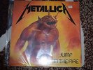 METALLICA - JUMP IN THE FIRE - RARE RED VINYL FIRST PRESS. 