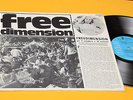 FREEDIMENSION LP 1° STAMPA ORIG ITALY PROG 1973 EX+ RARE BOOKLET COVER 