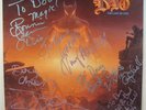 RONNIE JAMES DIO Autographed Signed Last In Line LP + Vivian Jimmy Vinny, Claud
