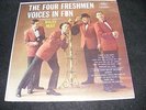 Very Cool AUTOGRAPHED The Four Freshmen LP Voices In Fun BILLY MAY CAPITOL 1961