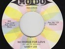 Crossover Soul 45 - Nancy Lee - No Words For Love - Mo Do - VG++ mp3