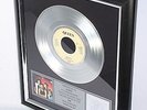 Queen, Radio Ga Ga, Platin Record, platin Schallplatte, Award, goldene