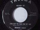 Northern Soul 45 EMANUEL LASKEY Run For My Life THELMA NM HEAR