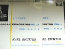 HANDEL-ORGAN CONCERTOS VOL 1+2 -KARL RICHTER-DECCA SXL 2115/2187 2 LP