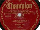 Barbecue Pete, Avenue Strut, Easy Drag, piano solos, Champion 15904, 78 rpm