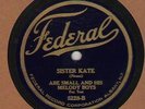 c 78 RPM Abe Small Federal 5228 in V+