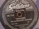 AFRICAN 78 RPM SOUTH AFRICA MANHATTAN BROTHERS VOCAL GROUP GALLOTONE LISTEN